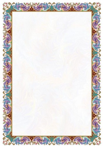 تذهیب A6 گلاسه (135 گرمی) کد 8
