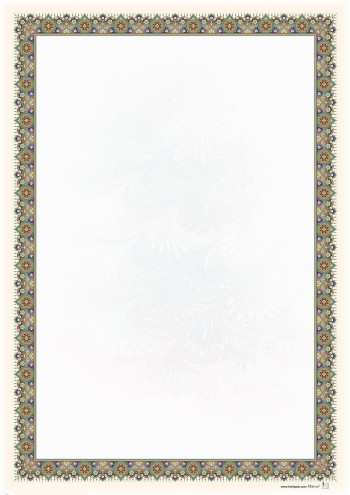 تذهیب A4 گلاسه (135 گرمی) کد 653