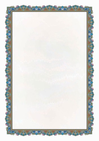 تذهیب A3 گلاسه (135 گرمی) کد 805