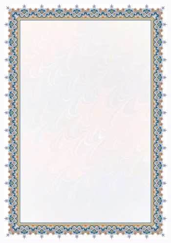 تذهیب A4 گلاسه (135 گرمی) کد 674