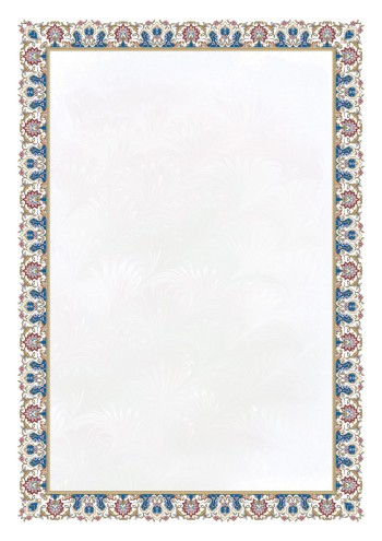 تذهیب A4 گلاسه (135 گرمی) کد 577