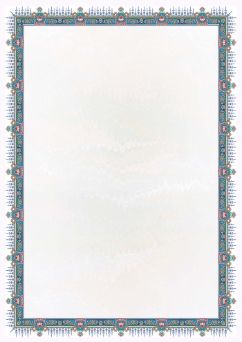 تذهیب A4 گلاسه (135 گرمی) کد 400