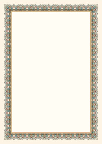 تذهیب A4 گلاسه (135 گرمی) کد 431