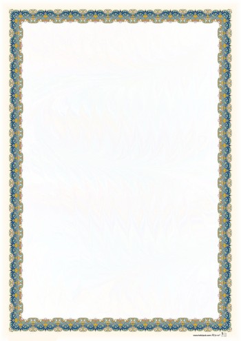 تذهیب A4 گلاسه (135 گرمی) کد 436