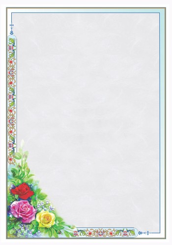تذهیب A4 گلاسه (135 گرمی) کد 499