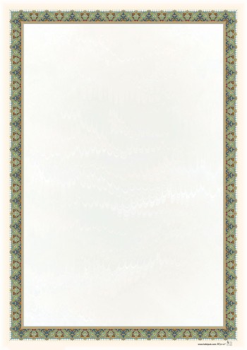 تذهیب A4 گلاسه (135 گرمی) کد 650