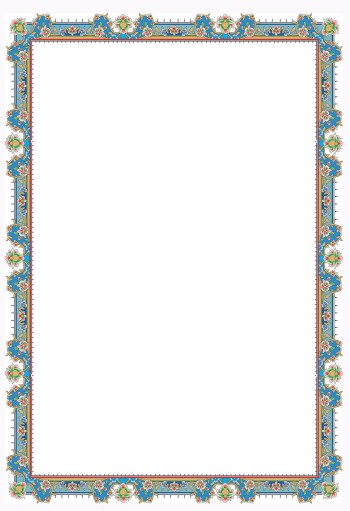 تذهیب A4 گلاسه (135 گرمی) کد 404